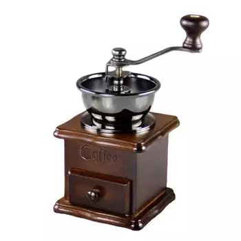Кофемолка Винтажный инструмент для кофемолки Retro Burr Coffee Conical Home