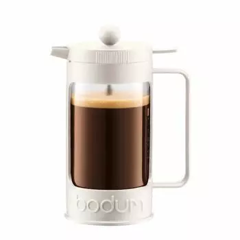 Кофеварка BODUM BEAN French Press 1л Off-White [оригинальный продукт] 11376-913 белый