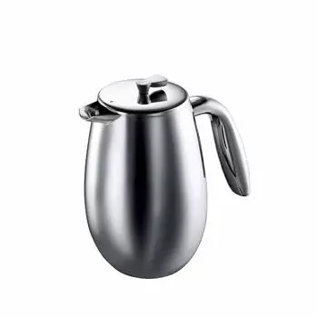 Кофеварка BODUM COLUMBIA Columbia с двойными стенками, кофеварка French Press, 350 мл, серебро [подлинный продукт] 1303-16 серебряный