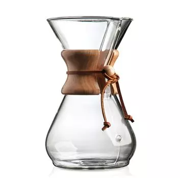 Кофеварка CHEMEX на 10 чашек День рождения Годовщина Обед Утренний ужин Подарок Подарок Фирменный интерьер Милый кафе Обеденный стол Ретро деревенский дизайн Стильный