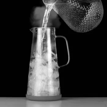 Кофеварка для холодного заваривания со льдом и носиком, простая очистка герметичной крышки, 50,72 унции