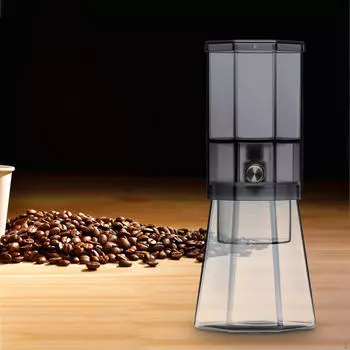 Кофеварка для холодного заваривания, стеклянный графин, практичный, портативный, легко моется, подходит для использования в помещении чистый