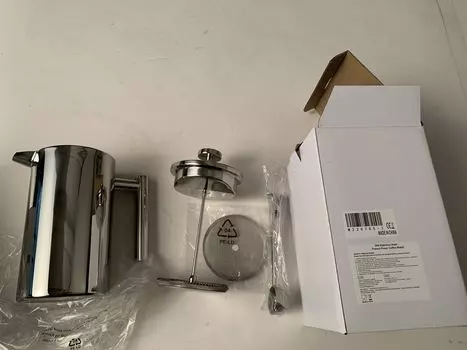 Кофеварка French Press для домашнего офиса 350ml серебряный