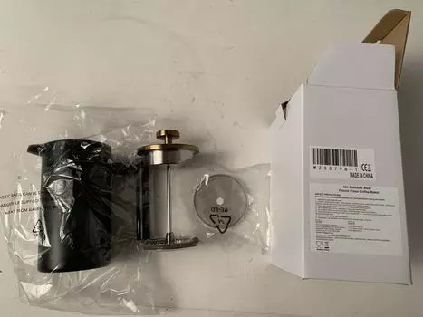 Кофеварка French Press для домашнего офиса 350ml чёрный