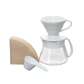 Кофеварка HARIO Color Coffee Dripper Pot White для чашек и 1-2 VDS-3012W белый