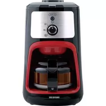 Кофеварка Iris Ohyama полностью автоматическая с сетчатым фильтром на 1-4 чашки черного цвета IAC-A600