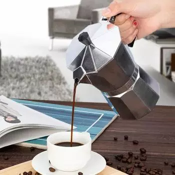 Кофеварка итальянского типа, алюминиевая кофеварка-кофеварка Mocha Espresso, кофеварка Moka Pot, кофеварка Espresso SMaker Espresso Machine