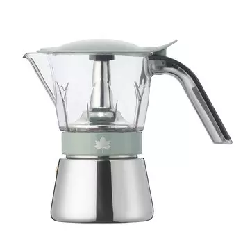 Кофеварка LOGOS Espresso 300 81210312 Серебристый Ширина x Глубина 10 x Высота 18 см Видно! (ок.) +20,5