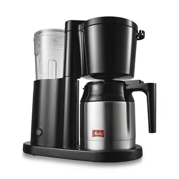 Кофеварка Melitta Orfi Plus с бумажными фильтрами 700 мл, черная, 5 чашек SKT53-1B