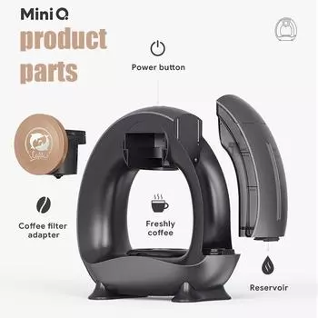 Кофеварка Mini Q Americano, маленькая капельная кофеварка, портативная кофеварка, маленькая кофеварка для дома и офиса