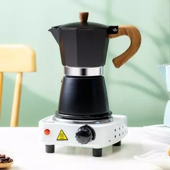 Кофеварка Moka Pot Итальянская домашняя кофеварка для ручного приготовления кофе Аксессуары для кофе Бариста Машины Инструменты Чайник Кофеварка Бытовая кофейная утварь Кухня
