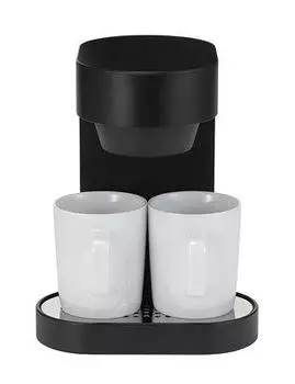 Кофеварка Plus Minus Zero на 2 чашки, черная ±0 XKC-V110 (черный)