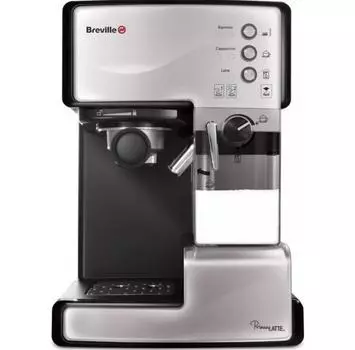 Кофеварка рожковые BREVILLE Prima Latte VCF045X Srebrny