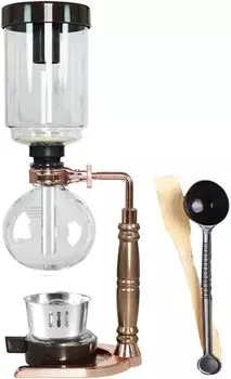 Кофеварка SUKERA Siphon Rose Gold на 5 персон Кофейный сифон Gold на 5 персон (Люди Роуз)