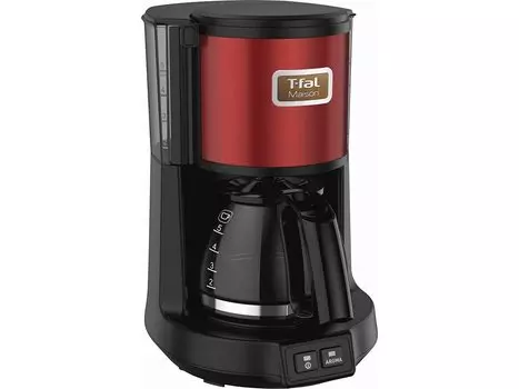 Кофеварка Tefal Cups Два выбираемых режима капельного типа Maison Wine CM4905JP 0.6L/5 Coffee Red