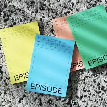Когда я был молод ЭПИЗОД (Книга эпизодов / 4 типа ежедневных дневников), популярная фраза в Корее Sky