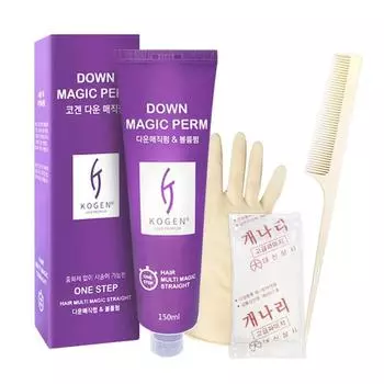Kogen One Step Magic Straight Down Perm 150 мл средство для ухода за волосами в подарок, 1 шт.