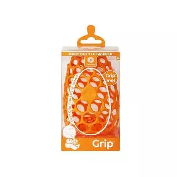 Держатель для детской бутылочки Kogni Kids Easy Grip, мандариновый, 1 шт.