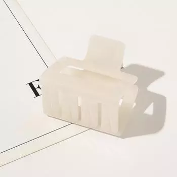 Коготь для волос квадратной формы, сплошной цвет, противоскользящая заколка для волос, заколка для волос на затылке, зажим для волос в виде акулы, инструмент для укладки волос синий