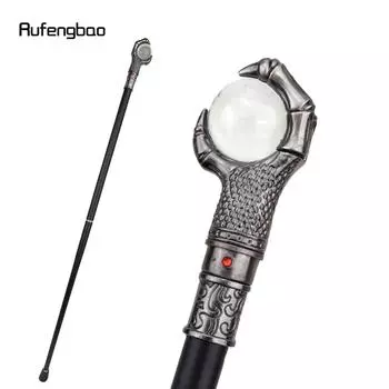 Коготь Дракона, стеклянная прозрачная шариковая трость, модная декоративная трость, элегантная трость для косплея, джентльмен, 93 см