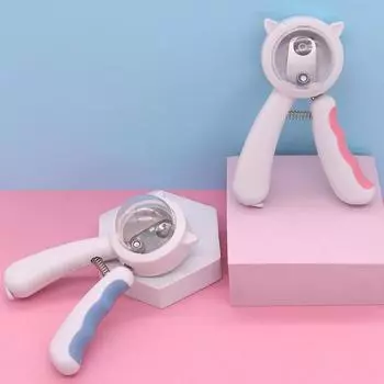 Когтерезки для кошек, брызгозащищенные, специальные когтерезы, точилки для ногтей, маникюр для домашних животных, маленькие когтерезы для слепых ногтей синий