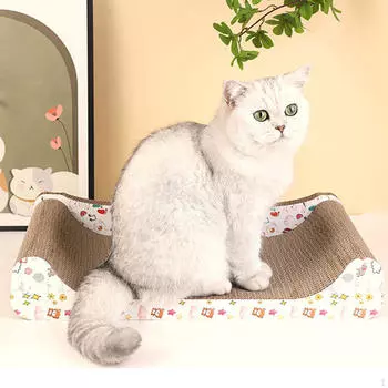 Когтеточка для кошачьей кровати, защита для картонной мебели, упражнение XL