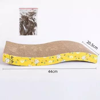 Когтеточка для кошек Catnip, игрушки для кошек, высококачественная гофрированная бумага, когтеточка для кошек, износостойкая доска для шлифовки кошачьих когтей, товары для животных