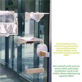 Когтеточка для кошек, Деревья и башни, Товары для дрессировки домашних животных, Набор для лазанья по стенам, Аксессуары для домашних животных, Товары для дома