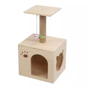 Когтеточка для кошек, дерево, многоцелевое шлифовальное дерево, большое пространство, прочная безопасная башня для кошек на дереве для индо