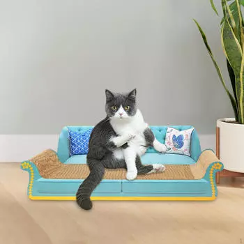 Когтеточка для кошек, диван-кровать, коврик для кошек, домашняя игрушка-когтеточка, картонная доска для отдыха
