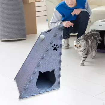 Когтеточка для кошек Доска для упражнений Компактная шлифовальная доска с несколькими углами серый