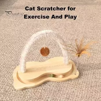 Когтеточка для кошек, игрушка для ухода за шерстью кошки, плюшевый мячик, щетка для ухода за кошками, массажер для домашних животных, когтеточка для домашних кошек A