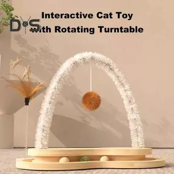 Когтеточка для кошек, игрушка для ухода за шерстью кошки, плюшевый мячик, щетка для ухода за кошками, массажер для домашних животных, когтеточка для домашних кошек A