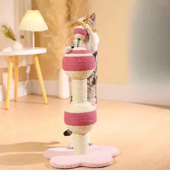 Когтеточка для кошек, игрушка с колокольчиком, сизалевая когтеточка, когтеточка для котят, мебель для котят
