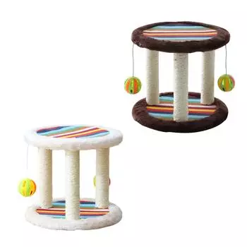 Когтеточка для кошек Интерактивная игрушка Мебель для кошек Когтеточка для кошек Сизалевая Когтеточка для кошек Товары для кошек Котята коричневый
