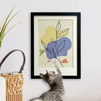 Когтеточка для кошек из сизаля,Когтеточка подвесная многофункциональная,Настенный декор,Когтеточка для кошек