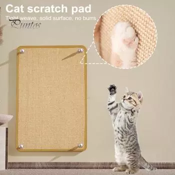 Когтеточка для кошек из сизаля Многоразовая когтеточка для кошек, шлифовка когтей, здоровый рост, ткань из сизаля, когтеточка для кошек, когтеточка без удара для мебели M