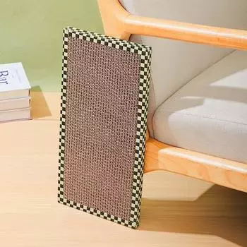 Когтеточка для кошек картонная для помещений, двусторонняя, многофункциональная, для кошек, инструмент для заточки когтей для котят, товары для животных белый