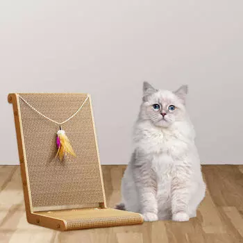 Когтеточка для кошек, картонная комнатная когтеточка для котят S