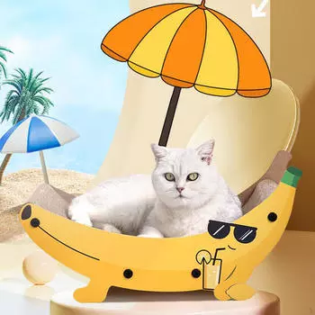 Когтеточка для кошек Картонная мебель Защитник Спальный шезлонг Диван-кровать Котенок Домашнее животное