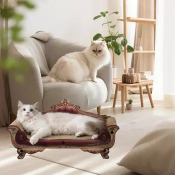 Когтеточка для кошек, кошачий шезлонг, украшение для дома, гофрированный картон, когтеточка для шезлонга