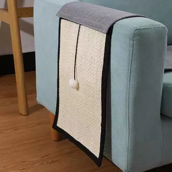 Когтеточка для кошек, коврик из сизаля для заточки ногтей, скребок для котят, коврик для игрушек для кошек, стульев, столов, диванов, защитные коврики для мебели