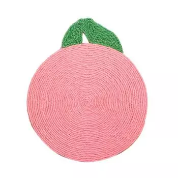 Когтеточка для кошек, коврик из сизаля, износостойкий, большой, милый, кошачий коврик для кошек, для домашних кошек