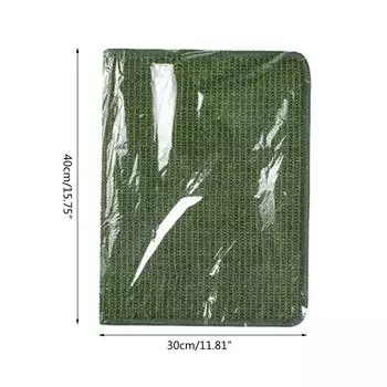 Когтеточка для кошек, коврик из сизаля, натуральный сизаль, коврик для кошачьих царапин, горизонтальный коврик для кошачьих царапин, кошачий пол, когтеточка для домашней кошки зелёный