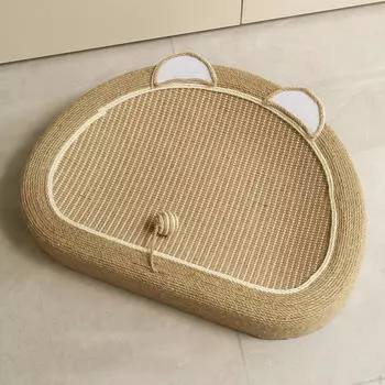 Когтеточка для кошек круглая миска для домашних животных с игрушечной мебелью протектор износостойкий котенок