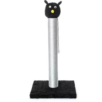 Когтеточка для кошек Lux с игрушкой плюшевого мишки 62см