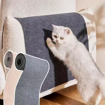 Когтеточка для кошек Многофункциональные принадлежности для кошек Самоклеящаяся точилка для когтей Подрезаемая когтеточка Башня для кошек Игрушка-башня Аксессуары Off white(30x30cm)