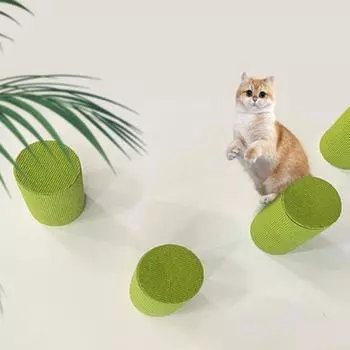 Когтеточка для кошек, настенное крепление, самоклеящаяся защитная доска для мебели, товары для домашних кошек S светло-серый