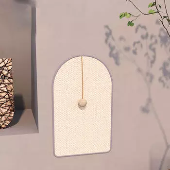 Когтеточка для кошек, сизаль, коврик, простая установка, мебель, диван, защитная настенная когтеточка для белый