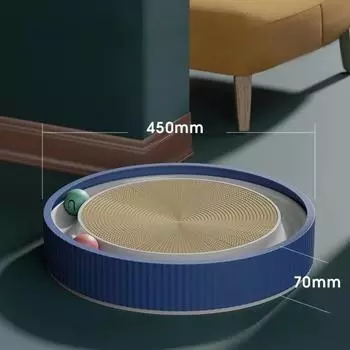 Когтеточка для кошек, точилка для когтей, наполнитель для кошачьего туалета, непропускающая гофрированная бумага, кошачья когтеточка, вертикальные игрушки для кошек, товары для кошек Extra-large size синий